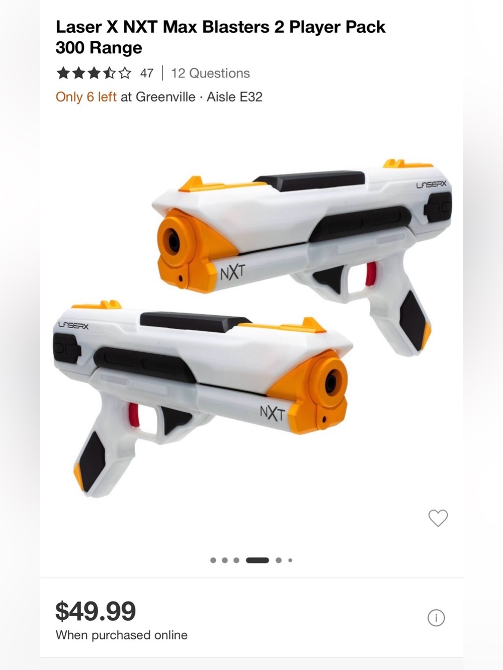 Laser X NXT Max Blasters